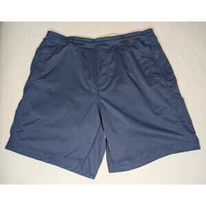 Birddogs Boom Long Shorts XXL Navy Built-In Liner Zip Pockets Athletic Gorpcore